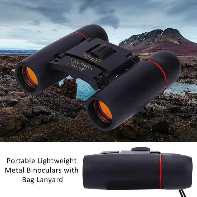 Alt view image 2 of 7 - Mini Compact Binoculars for Adults Kids, Mini Pocket Folding Binoculars with Clear Low Light Vision, Lightweight Waterproof Binocular for Bird Watching Outdoor Hunting Travel Sightseeing