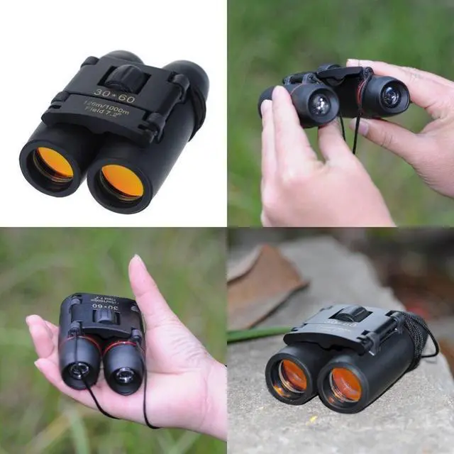 Alt view image 5 of 7 - Mini Compact Binoculars for Adults Kids, Mini Pocket Folding Binoculars with Clear Low Light Vision, Lightweight Waterproof Binocular for Bird Watching Outdoor Hunting Travel Sightseeing