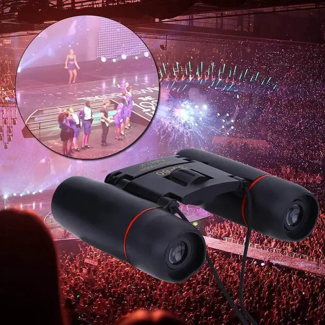 Alt view image 7 of 7 - Mini Compact Binoculars for Adults Kids, Mini Pocket Folding Binoculars with Clear Low Light Vision, Lightweight Waterproof Binocular for Bird Watching Outdoor Hunting Travel Sightseeing