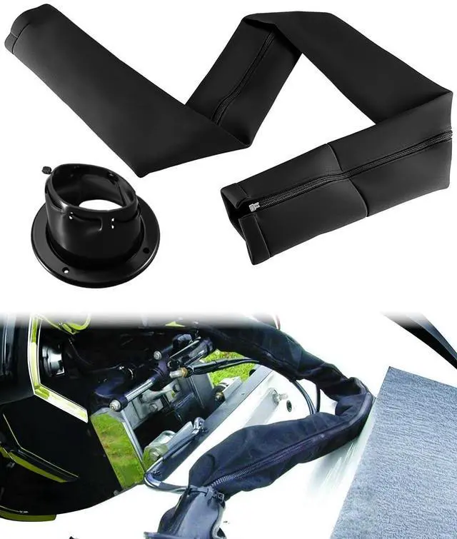Main image of 48-Inch Zippered Rigging Sleeve with Marine Cable Boot, Fit for Yacht Cable | Trolling Motor Cable Sleeve Fit for Yacht Cable Management Kit