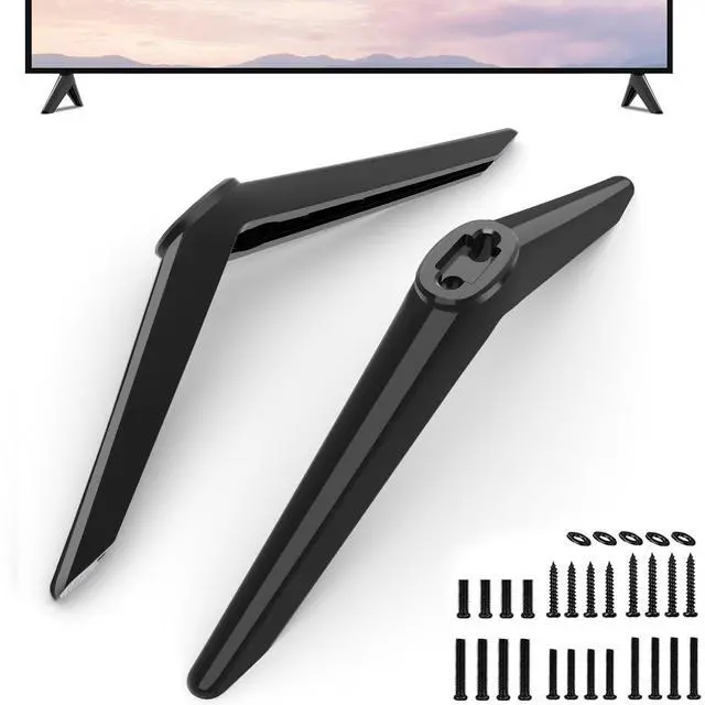 Alt view image 7 of 7 - Replacement TV Stand Legs for Vizio, TV Stand Tabletop for Vizio D32F-J04 D43F-J04, Only for D32F-J04 D43F-J04 Smart TV, Not Universal Legs, with Screws and Instructions