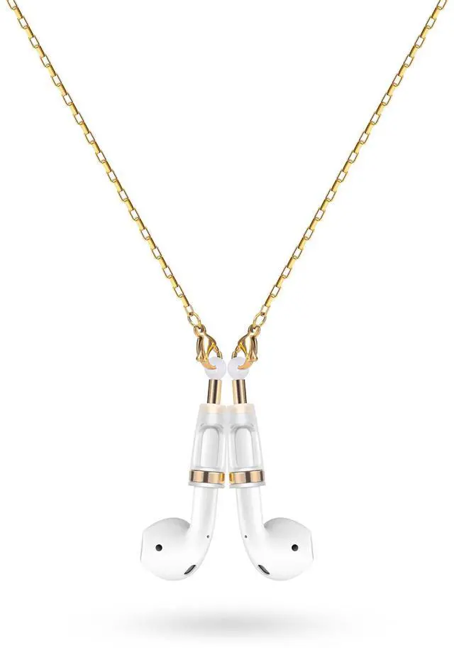 Main image of Fashion Magnetic Anti-Lost for Airpod Strap Necklace Lanyard, Neckband for AirPods 3 2 1/ Pro/ Pro 2(Gold Cable Design)