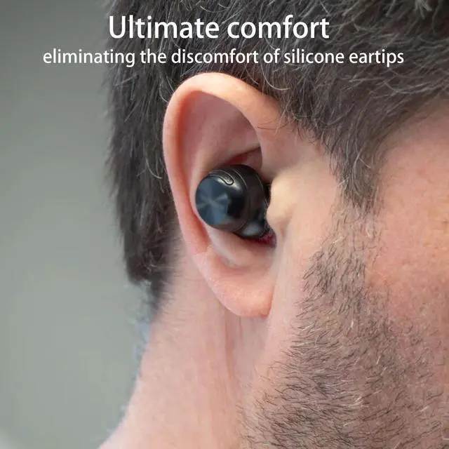 Alt view image 2 of 5 - Replacement Foam Eartips for Technics EAH-AZ100 Wireless Earbuds | Ultimate Comfort, 3 Pairs (S/M/L, Black)