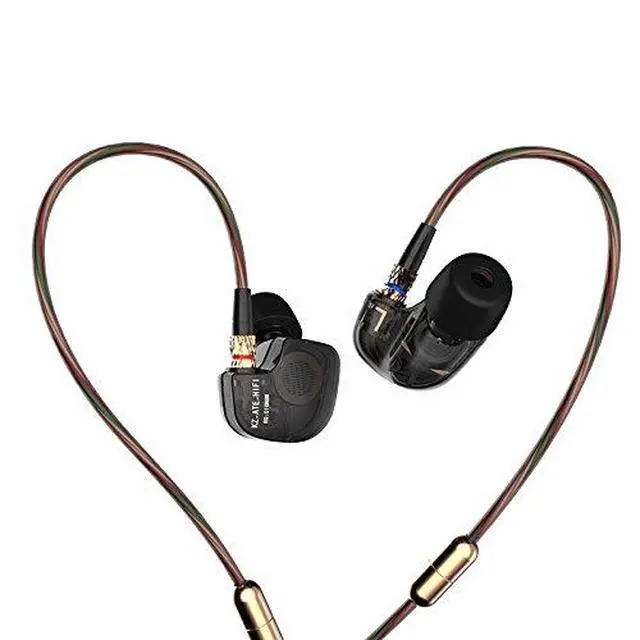 Alt view image 2 of 3 - ATE Hi-Fi IEM Sports Headphones with Copper Driver Ear Hook and Foam Eartips Specially for Music Fans, New Mic Edition