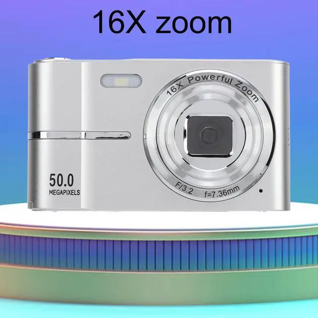 Alt view image 5 of 7 - Digital Camera, Autofocus FHD 1080P 50MP Vlogging Camera, 16X Zoom Portable Camera Compact Small Video Cam Shoot Digital Camera for Beginner