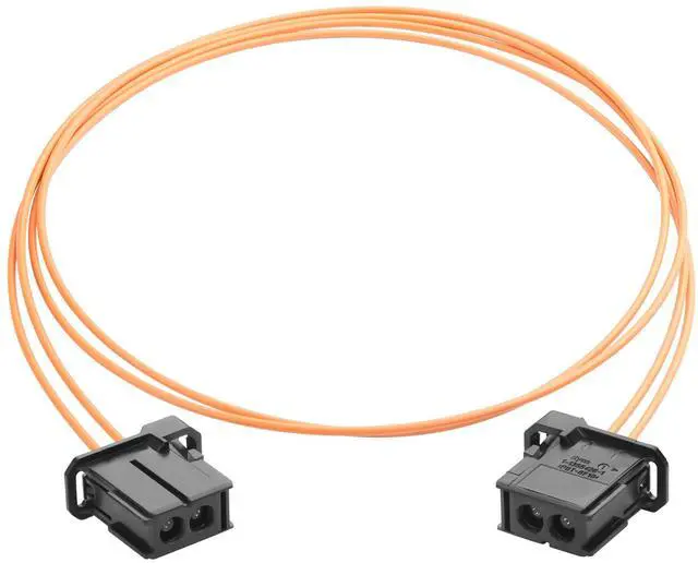 Main image of Auto Fiber Optical Optic Loop Cable 1M/3.3FT Anti-Pull Waterproof High Temperature Resistant PBT Audio Amplifier Car Most Fiber Optic Cable (Male to Male)