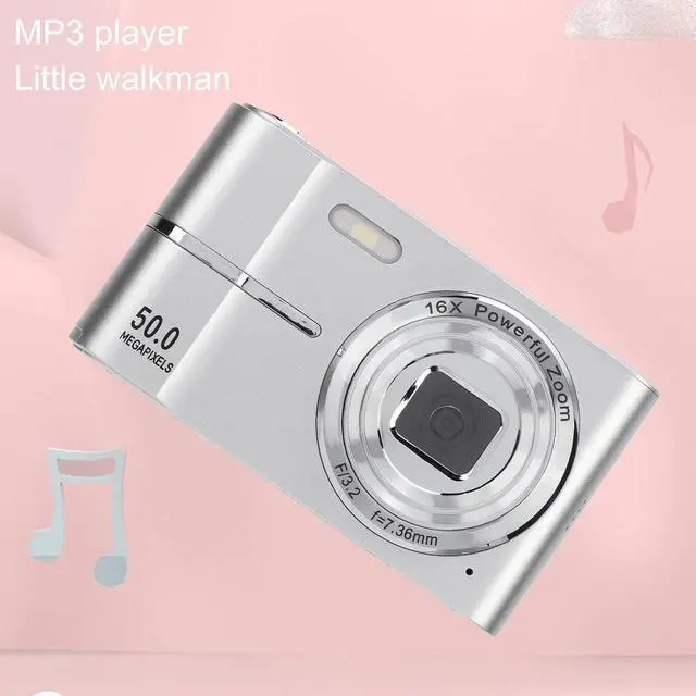 Alt view image 7 of 7 - Digital Camera, Autofocus FHD 1080P 50MP Vlogging Camera, 16X Zoom Portable Camera Compact Small Video Cam Shoot Digital Camera for Beginner
