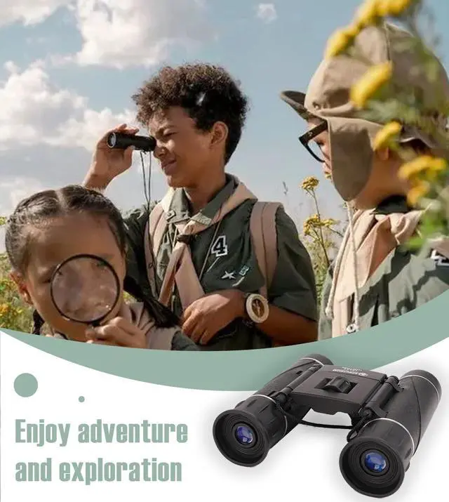Alt view image 3 of 6 - SpectrumOI Binocular for Kids,10X25 Kid Binoculars, Binoculars for Kids 8-12, Toy Binoculars for Kids 5-7