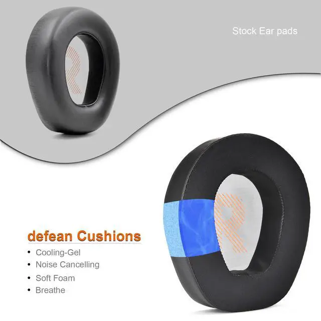 Alt view image 5 of 7 - Cooling Gel Earpads for JBL Quantum ONE Headphone | Replacement Ear Pads for Quantum ONE/Q ONE / Q1,Ear Pads Cushions with Ice Silk Fabric