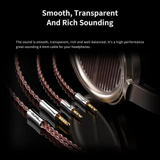 Alt view image 5 of 6 - AR3 4.4mm Balanced Headphone Cable, TRS, 6N OCC, Litz Type2, 56-core