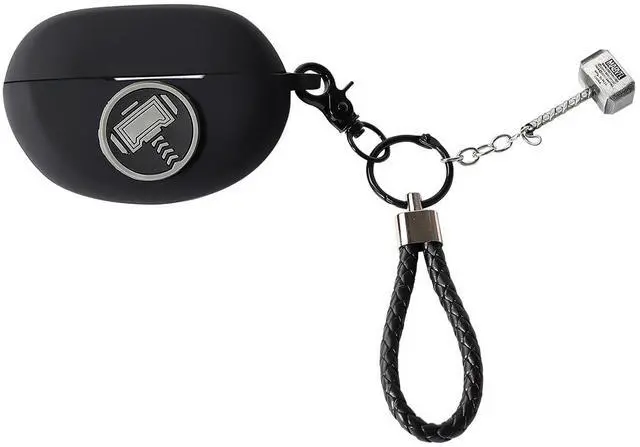 Alt view image 4 of 4 - Case for New Bose Ultra Open Earbuds(2024), Silicone Charging Cute Case Shockproof Protective Cover with Cartoon Doll Anti-Lost Lanyard for Man Woman (Hammer)
