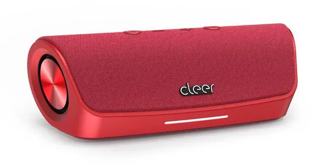 Main image of Scene Portable Bluetooth Speaker, Red | Simple Fast Pairing, Waterproof IPX7, 12Hrs Play time, Deep Bass, Built-in Mic
