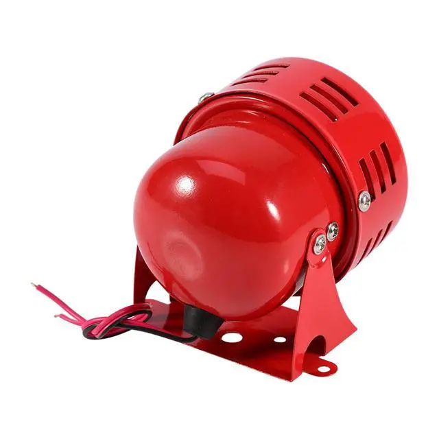 Alt view image 3 of 7 - 12V Electric Air Raid Siren Horn Alarm Loud 110DB Metal Housing Heavy Duty Motor Driven with Mounting Bracket for Car Truck Motorcycle SUV Boat