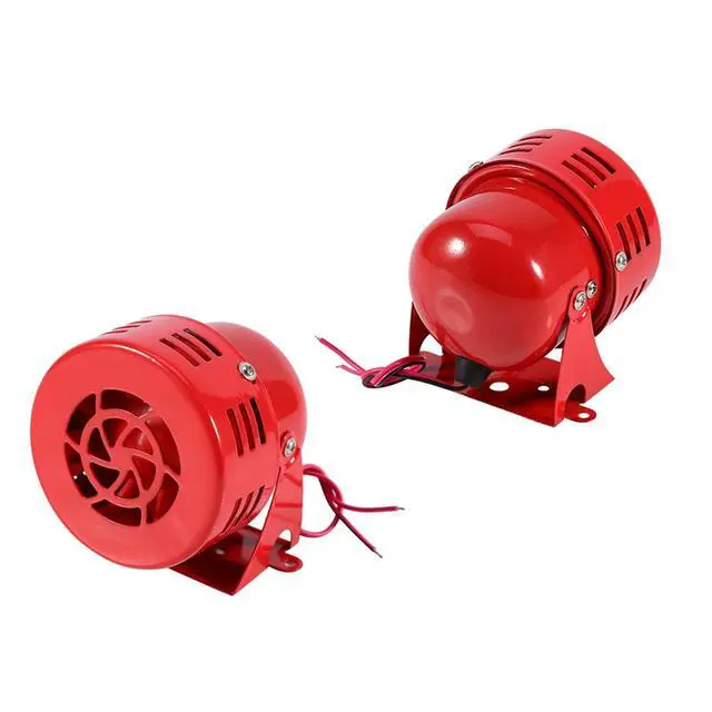 Alt view image 7 of 7 - 12V Electric Air Raid Siren Horn Alarm Loud 110DB Metal Housing Heavy Duty Motor Driven with Mounting Bracket for Car Truck Motorcycle SUV Boat