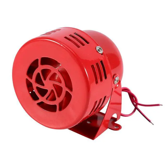 Alt view image 6 of 7 - 12V Electric Air Raid Siren Horn Alarm Loud 110DB Metal Housing Heavy Duty Motor Driven with Mounting Bracket for Car Truck Motorcycle SUV Boat