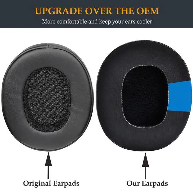 Alt view image 4 of 7 - Crusher Evo/Crusher Wireless Earpads Cooling Gel Hesh ANC/Hesh 3 Replacement Pads Upgrade Cushions Compatible with Skullcandy Crusher ANC/Crusher Evo, Hesh 3/Hesh Evo/Hesh ANC, Venue ANC Headphones
