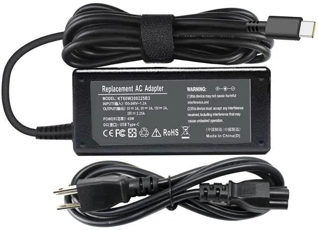 Main image of 45W USB-C Type C Charger Adapter for Acer Chromebook Spin 15 13 11 315 713 311 314 R13 CB315 CP315 CP311 CB311 CP713 C933 CB5-312 CB5-312T R721 R751T Tab 10 SF713 SP714 N16Q12 N17Q5 N18Q1 N15Q13