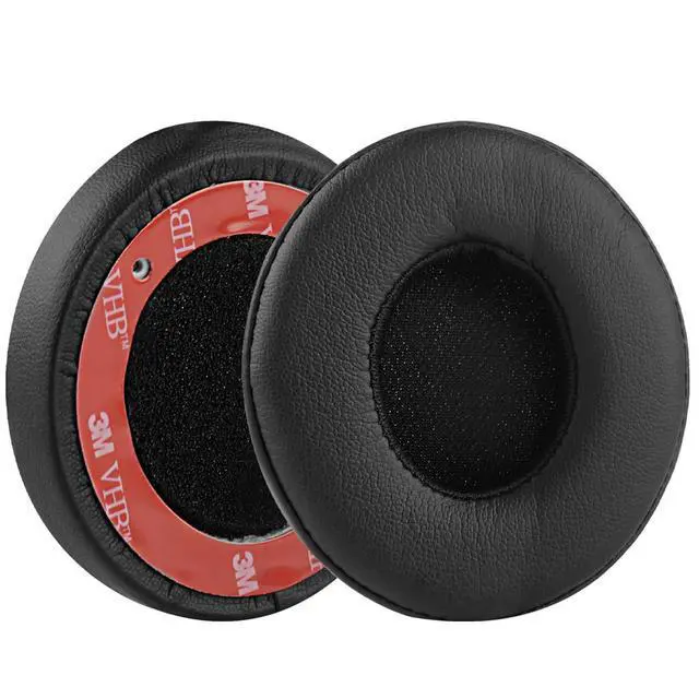 Alt view image 2 of 6 - Replacement Ear Pads Compatible with Beats Solo 2 Wired (B0518) Headphones Ear Cushions, Repair Parts (Black)