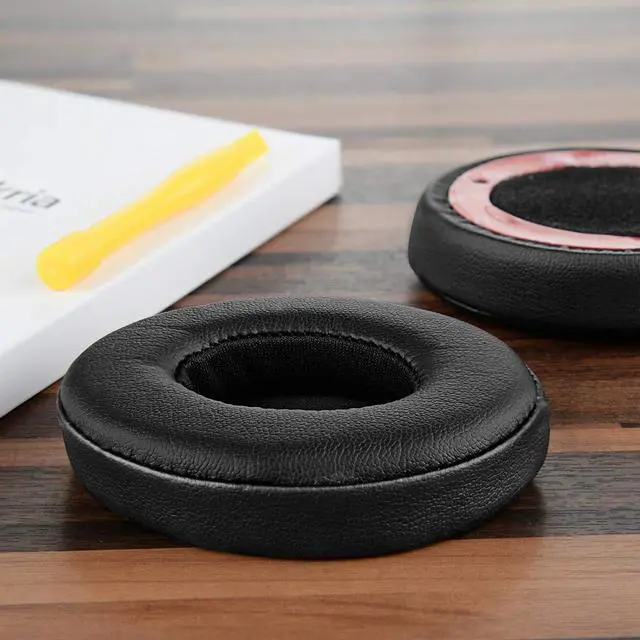 Alt view image 4 of 6 - Replacement Ear Pads Compatible with Beats Solo 2 Wired (B0518) Headphones Ear Cushions, Repair Parts (Black)