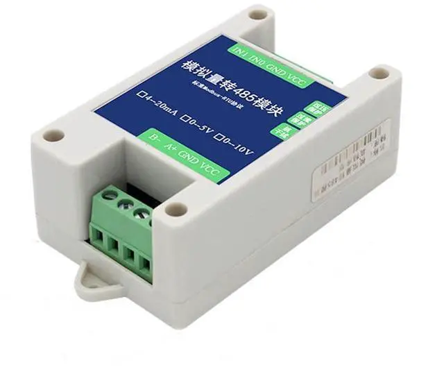 Main image of 10/12 Bit AD Multi Channel 4-20Ma 0-5V 0-10V PLC Analog I/O Input to RS485 Modbus RTU TCP Converter Module (4-20mA)