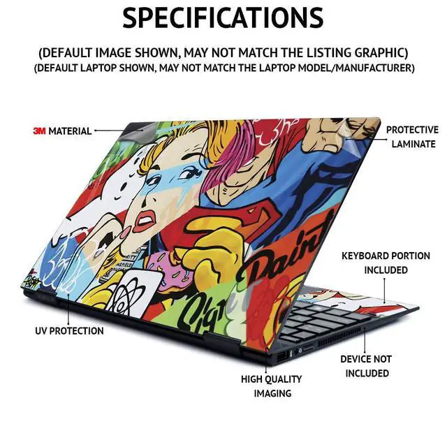 Alt view image 3 of 5 - MightySkins Skin Compatible With Microsoft Surface Laptop 4 13.5 - Pisces | Protective, Durable, and Unique Vinyl Decal wrap cover | Easy To Apply, Remove, and Change Styles | Made in the USA