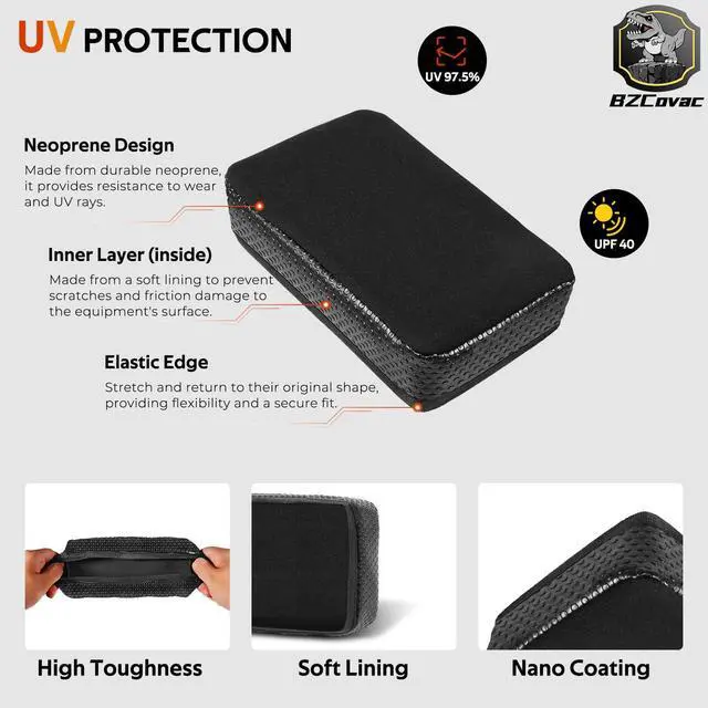 Alt view image 3 of 7 - GPS Cover for Humminbird Helix 5 Fish Finder - 5'' Neoprene Screen Sun Cover, 780028-1
