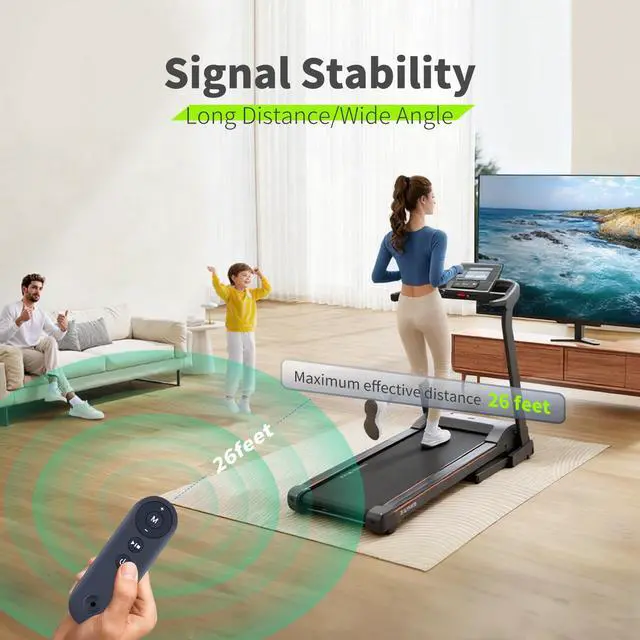 Alt view image 5 of 6 - Replace Remote for TODO Bigzzia TOGOGYM SAYFUT TD-1AD-4000 Treadmill | Included Battery,Easy pairing,Responsive control, for CintBllTer Ecogou,Lichico Walking Pad Treadmill
