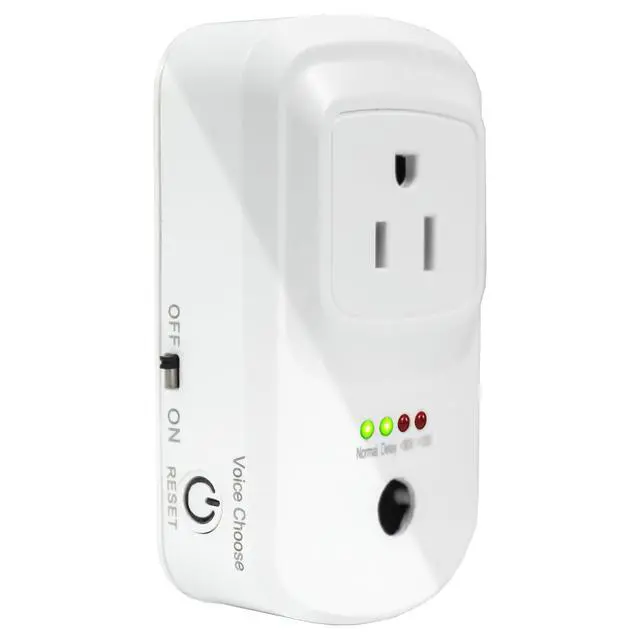 Alt view image 3 of 6 - Refrigerator Surge Protector and Power Failure Alarm 3-Min Delay | 140J 15A Voltage Protector for Home Appliances, Deep Freezer Outlet Alarm Power Loss with 95dB Siren