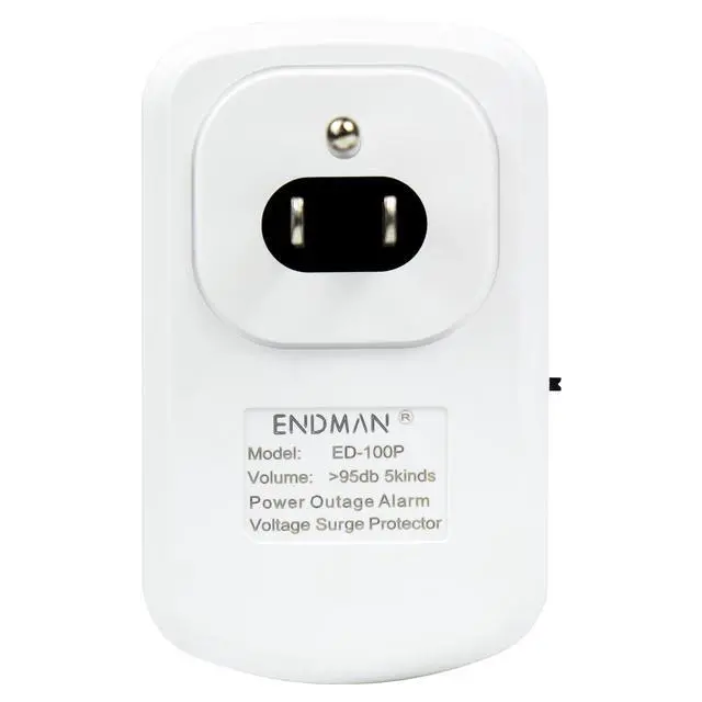 Alt view image 4 of 6 - Refrigerator Surge Protector and Power Failure Alarm 3-Min Delay | 140J 15A Voltage Protector for Home Appliances, Deep Freezer Outlet Alarm Power Loss with 95dB Siren