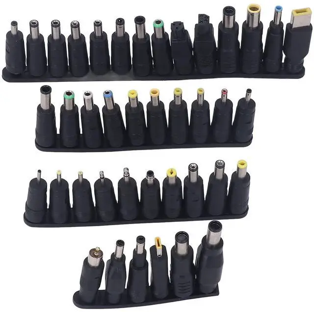 Alt view image 2 of 7 - 45PCS Universal Laptop DC Power Adapter Plug Kit with 5.5x2.1mm Female Base, Notebook Power Supply Connector Tips for Computer Charger Replacement