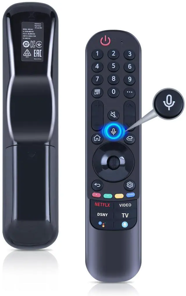 Main image of AN-MR21GC MR21GA Voice Magic Remote Control for LG 2021 OLED G1, C1, A1 Series, 2021 QNED Mini-LED NanoCell UHD TVs UP80, UP75 Series TVs