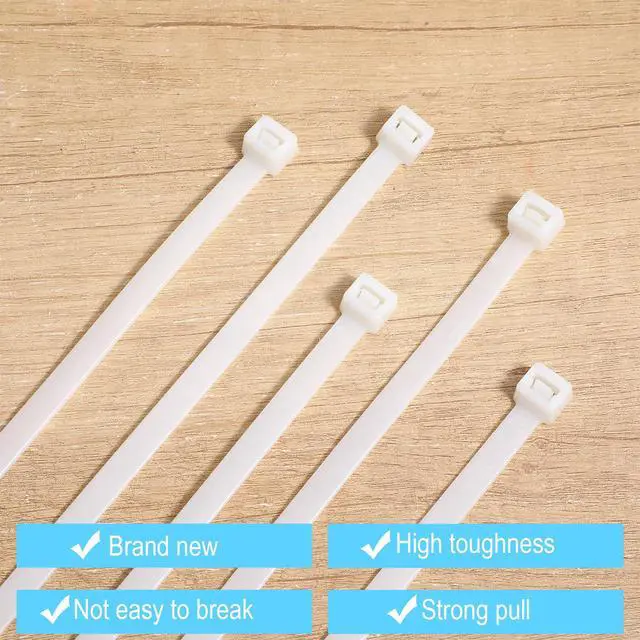 Alt view image 5 of 7 - 100 Pcs White Zip Ties Heavy Duty Cable Ties Large Cable Tie Wraps Big 36 Inch for Indoor Outdoor Use for Indoor and Outdoor Binding Fences Awnings Tying Branches Bundling of Crops