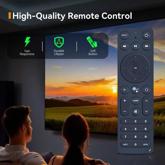 Alt view image 4 of 7 - ASK-STI6220 Voice Remote Control for Verizon Stream TV Box 4K 8K V2 Arris | No pairing required; easy to use