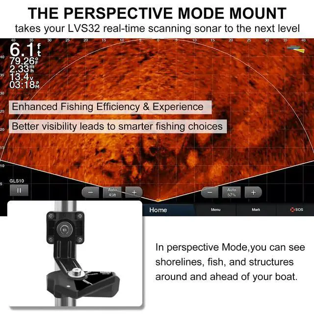 Alt view image 3 of 6 - 010-12970-00 Perspective Mode Livescope Mount for Garmin Panoptix LVS32 | Compatible With Garmin Panoptix LVS32 Transducer, not for lvs34