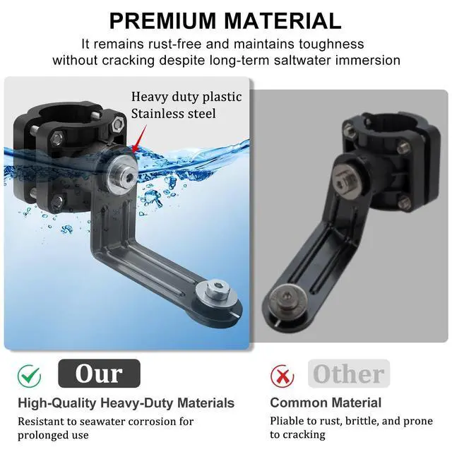 Alt view image 5 of 6 - 010-12970-00 Perspective Mode Livescope Mount for Garmin Panoptix LVS32 | Compatible With Garmin Panoptix LVS32 Transducer, not for lvs34