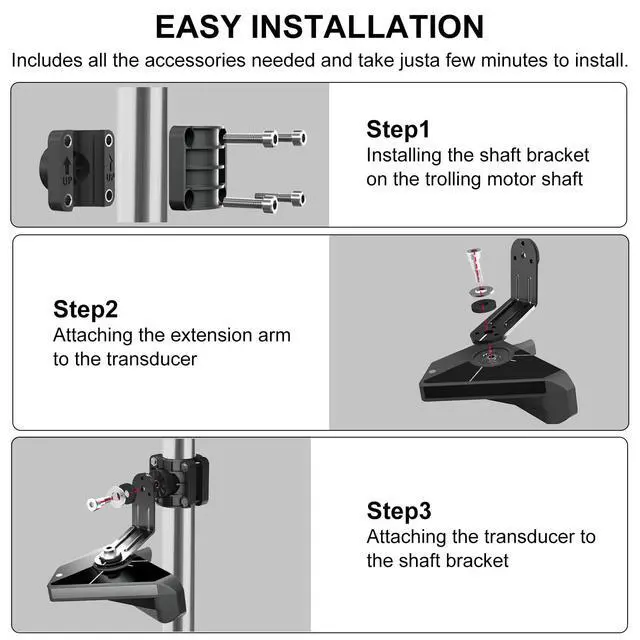 Alt view image 6 of 6 - 010-12970-00 Perspective Mode Livescope Mount for Garmin Panoptix LVS32 | Compatible With Garmin Panoptix LVS32 Transducer, not for lvs34