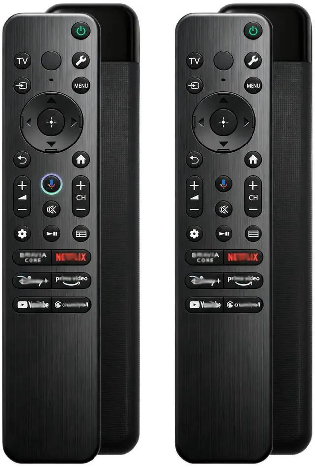 Main image of 2 Pack RMF-TX910U Voice Remote New Replacement Compatible with Sony TV Bravia Remote, Compatible with All Smart LED OLED TVs Series with Voice Function