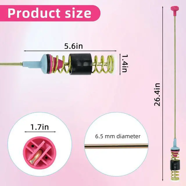 Alt view image 3 of 5 - WA45H7200AW/A2 WA45H7200AP/A2 Washer Suspension Rods for SAMSUNG WA456DRHDSU/AA WA456DRHDWR/AA WA400PJHDWR/AA WA422PRHDWR/AA WA400PJHDWR/AA WA50R5200AW/US WA50R5200AV/A4 WA50R5400AW/US