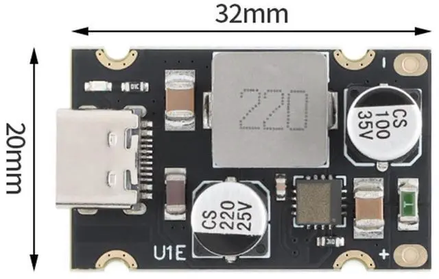 Alt view image 2 of 5 - 5Pcs PD65W Charging Module Type-C Interface PD3.1 PPS Fast Charge QC3.0 SCP Full Protocol Charger Board 65W DC8-30V