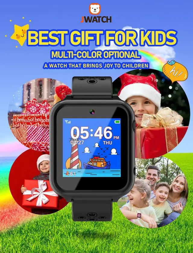 Alt view image 5 of 6 - Kids Smart Watch Phone Sos with 10 Stories 24 Puzzle Games Pedometer Alarm Clock Kids Watches Toys for 6 7 8 9 10 11 12 Boys Girls Gift for Birthday Christmas