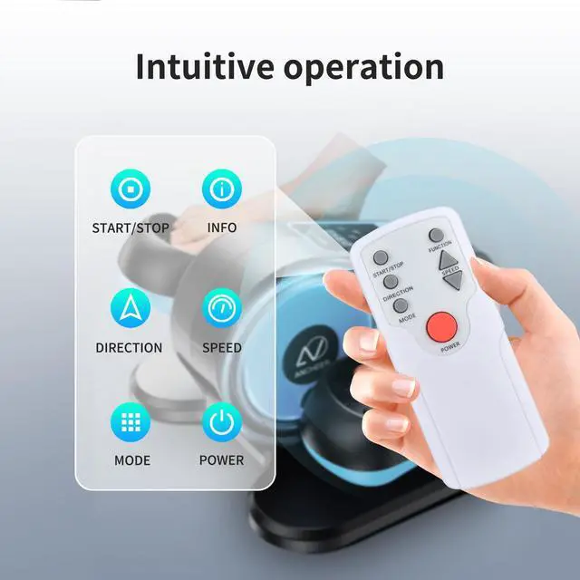 Alt view image 4 of 7 - Remote for ANCHEER/GUMWIG/HJDFGSS D802/KMSO16M Under Desk Elliptical | Easy pairing,Responsive control,for Amonax KMS011M