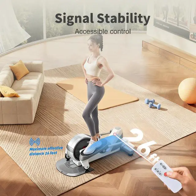 Alt view image 6 of 7 - Remote for ANCHEER/GUMWIG/HJDFGSS D802/KMSO16M Under Desk Elliptical | Easy pairing,Responsive control,for Amonax KMS011M
