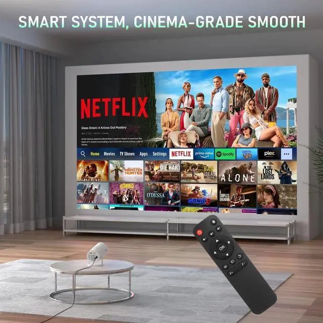 Alt view image 3 of 6 - Replacement Remote Control for XuanPad X3 Mini Portable Movie Projector