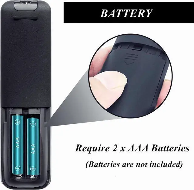 Alt view image 2 of 6 - Replacement Remote Control for XuanPad X3 Mini Portable Movie Projector
