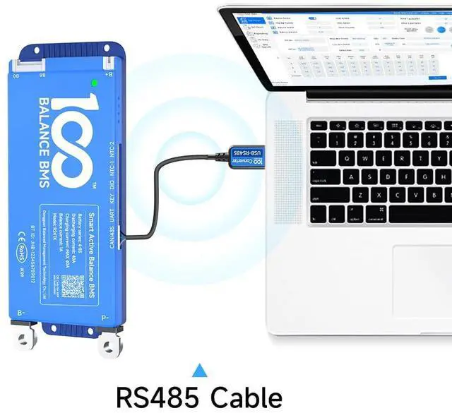 Alt view image 5 of 6 - 100BALANCE UART to USB Cable 6pin GH1.25 for Smart Active Balance BMS