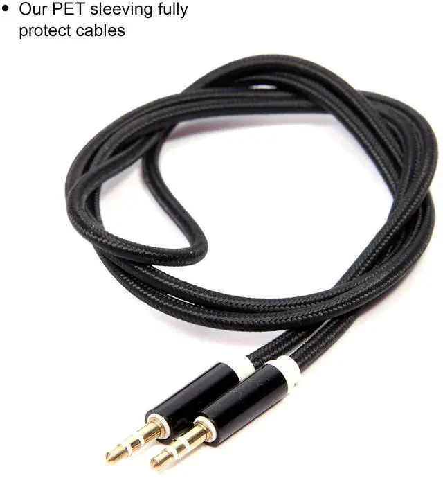 Alt view image 4 of 7 - 50ft PET Expandable Braided Cable Sleeve, Wire Loom Braid Sleeving with 127 Pieces Shrink Tube for Audio Video and Other Home Device Cable Automotive Wire(1 Inch, 3/8 Inch, 1/4 Inch,Black)