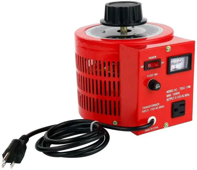 Main image of Variac, 1000VA Variable Voltage Transformer,AC Auto Transformer | 10Amp Variac Transformer,110V Input 0-130V Output,Ideal for Household Industrial and Lab Voltage Testing