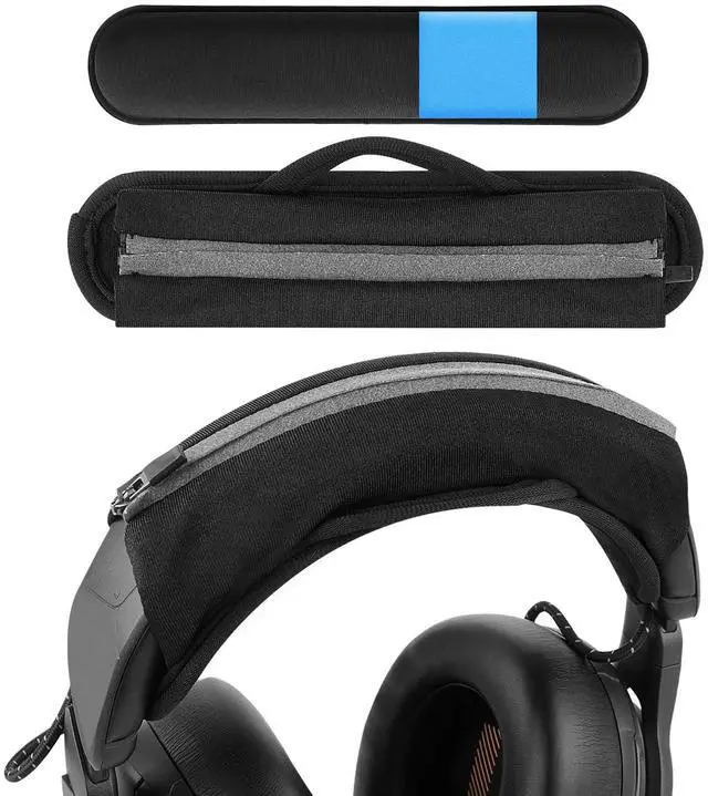 Main image of Hook and Loop Headband Cover Set, DIY Installation (Fits 3.5-4.5 cm Headbands), Compatible with Corsair, JBL, Logitech, Razer, Sennheiser, Turtle Beach, 3M(Cooling-Gel)