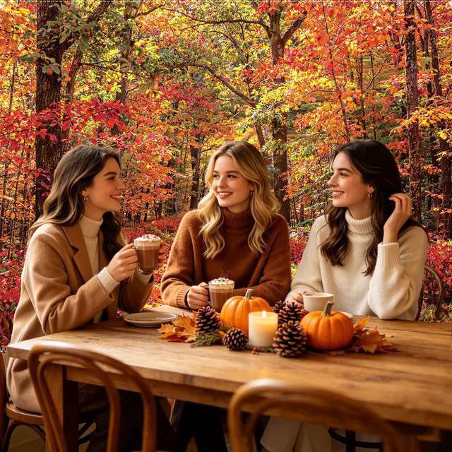 Alt view image 6 of 6 - Fall Backdrops for Photography 8×6ft Autumn Leaves Scene Photo Backdrop | with 100pcs 3.1inch dualcolor artificial maple leaves, Photoshoot Prop Background,Thanksgiving Party Decorations Banner
