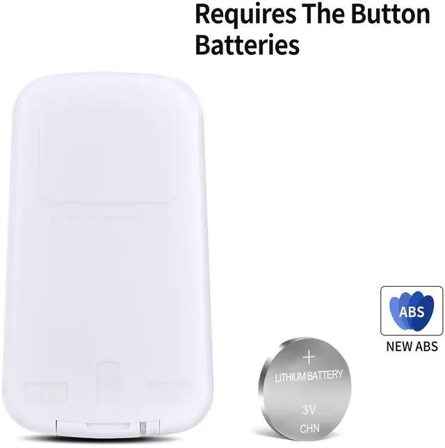 Alt view image 2 of 4 - RG15B1/E Replacement Remote for Arctic King AC Air Conditioner | Compatible Models: WWK05CR01N WWK05CR91N WWK06CR01N WWK06CR91N WWK08CR91N WWK08CW01N WWK10CR91N WWK12CR91N, CR2025 Required